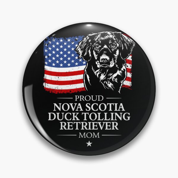 Item preview, Proud Nova Scotia Duck Tolling Retriever Mom America Flag Patriotic Dog Canine Portrait designed and sold by dogarts.