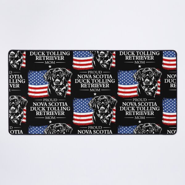 Item preview, Proud Nova Scotia Duck Tolling Retriever Mom America Flag Patriotic Dog Canine Portrait designed and sold by dogarts.