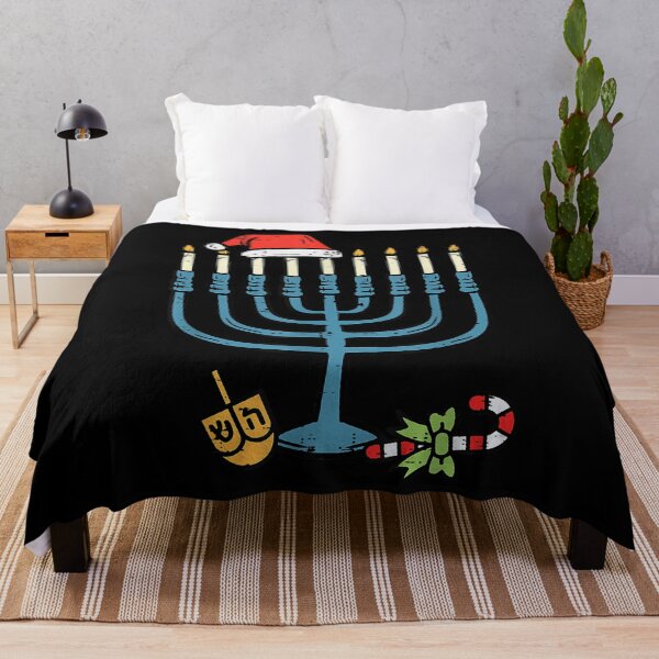 Item preview, Christmas Hat Menorah Jew Hanukkah Chanukah Men Women Kids designed and sold by IsraelCastro.