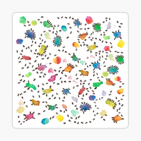 Item preview, Ant-ics in Watercolour designed and sold by Colour Angel by KV.