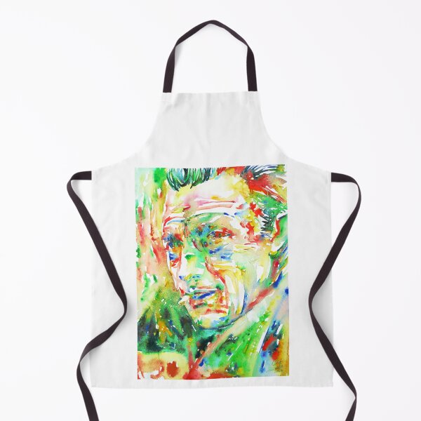 Item preview, ALBERT CAMUS - watercolor portrait .1 designed and sold by lautir.