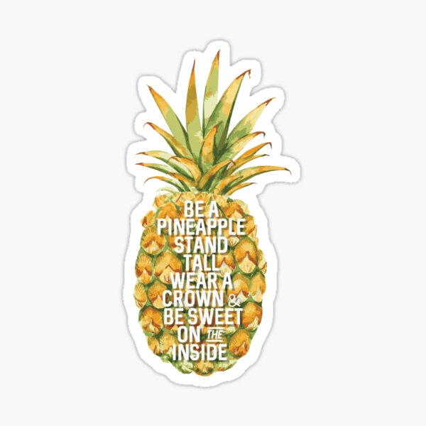 Pineapple Crown Sticker – J.Falkner Cards