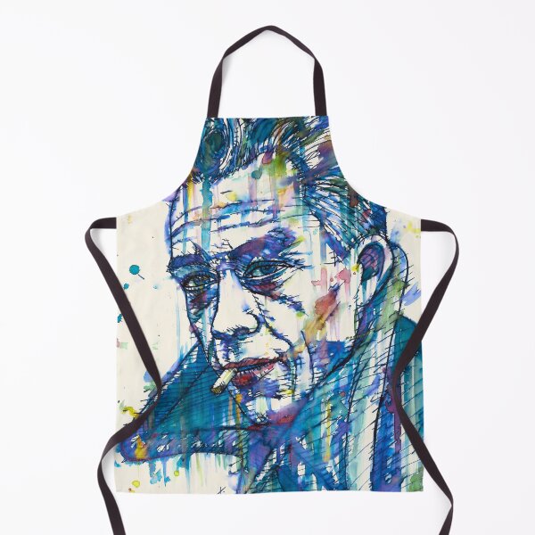 Item preview, ALBERT CAMUS watercolor and ink portrait designed and sold by lautir.