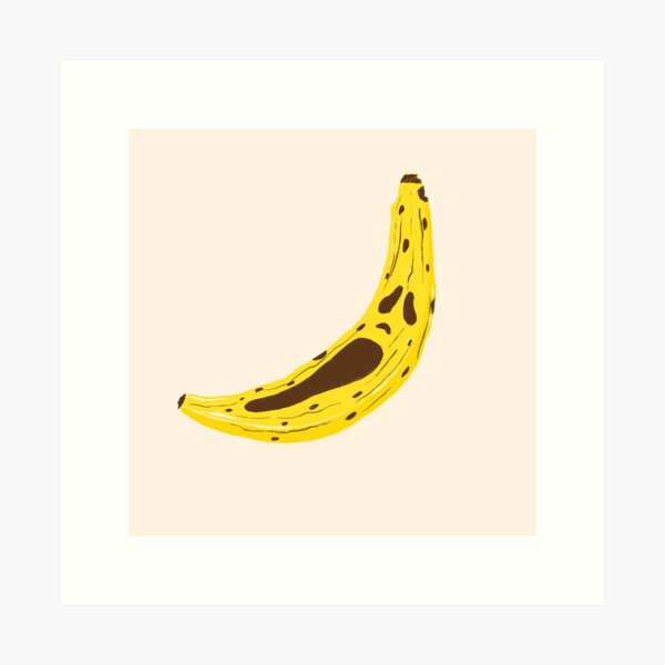 Scary Banana Art Prints for Sale