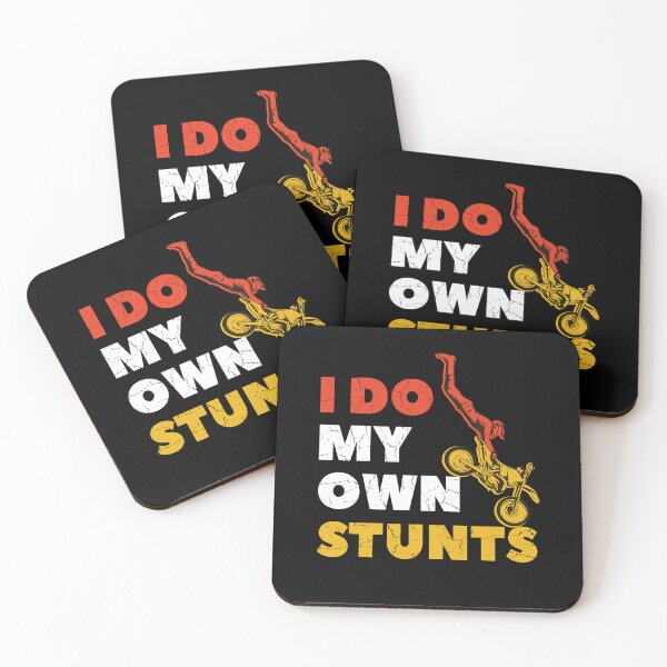 Item preview, I do my Own Stunts Motorcross Cool Stuntman designed and sold by Merchandiser099.