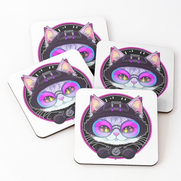 Item preview, Cute space kitten designed and sold by Thapsus.