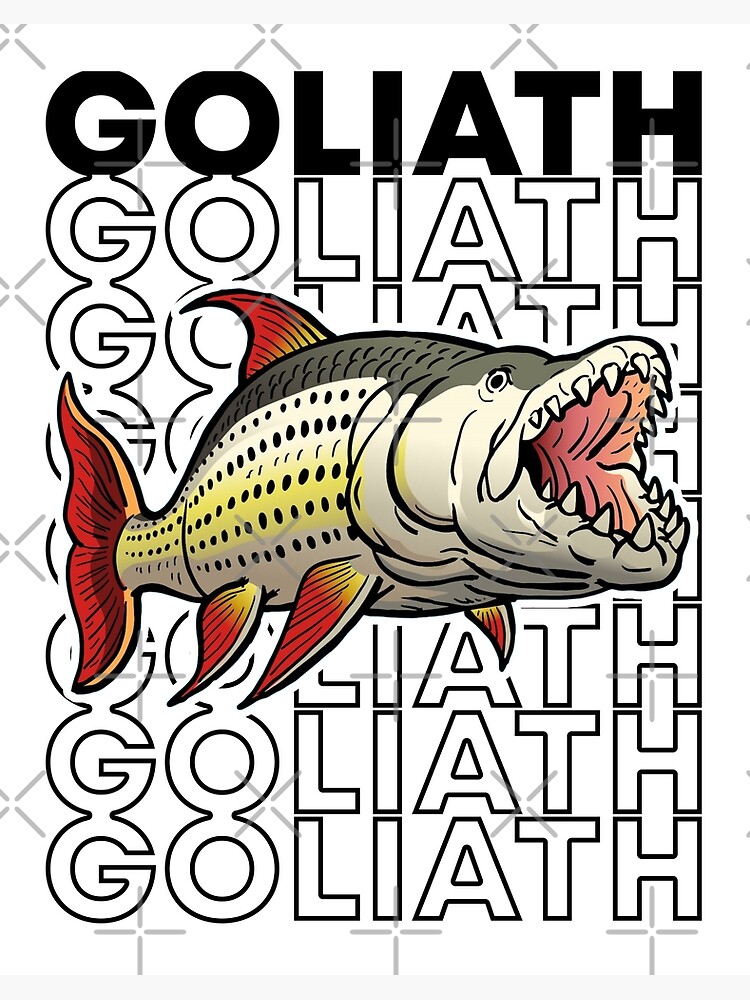 Goliath Tiger Fish 80's Monster Fish | Art Board Print