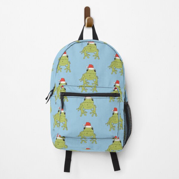 Item preview, Christmas Frog in Christmas Hat ♥ designed and sold by tartagain.