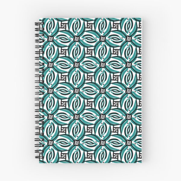 Item preview, Blue ad Black Vintage Abstract Pattern designed and sold by patternologyy.