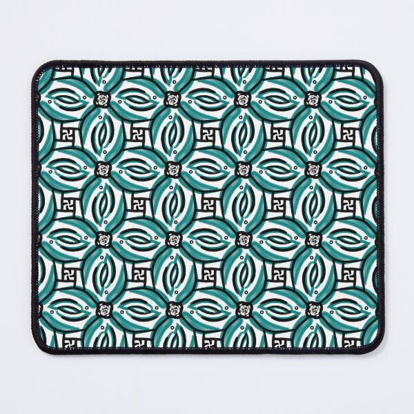 Item preview, Blue ad Black Vintage Abstract Pattern designed and sold by patternologyy.