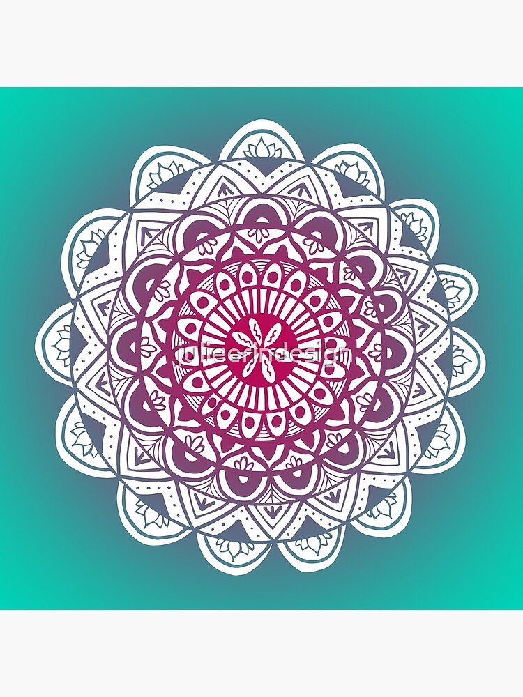 How to Draw a Mandala Quick and Easy - Julie Erin Designs