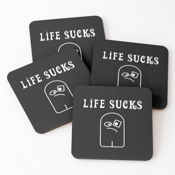 Artikelvorschau, LIFE SUCKS entworfen und verkauft von paIMAGES.