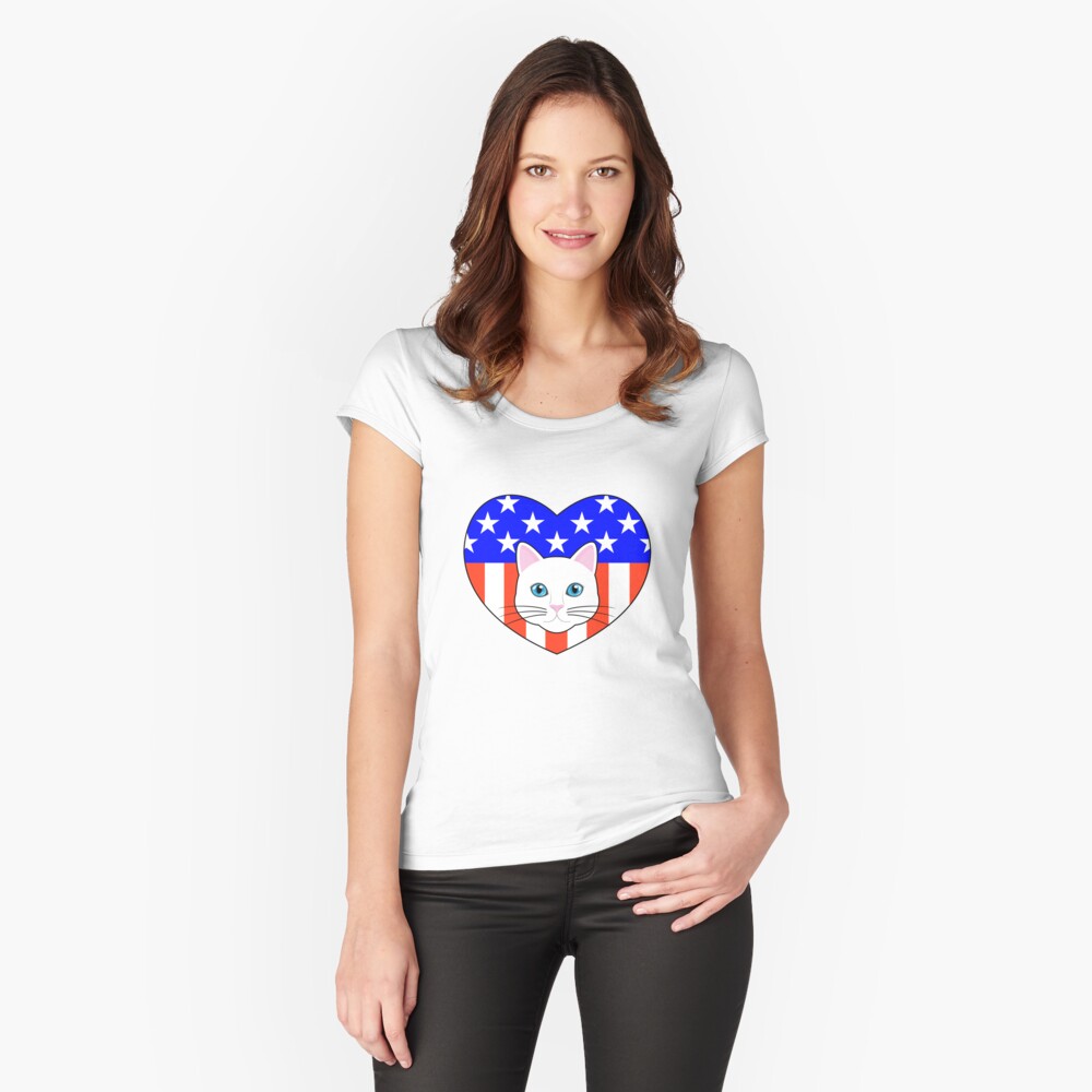 Item preview, Fitted Scoop T-Shirt designed and sold by Catinorbit.