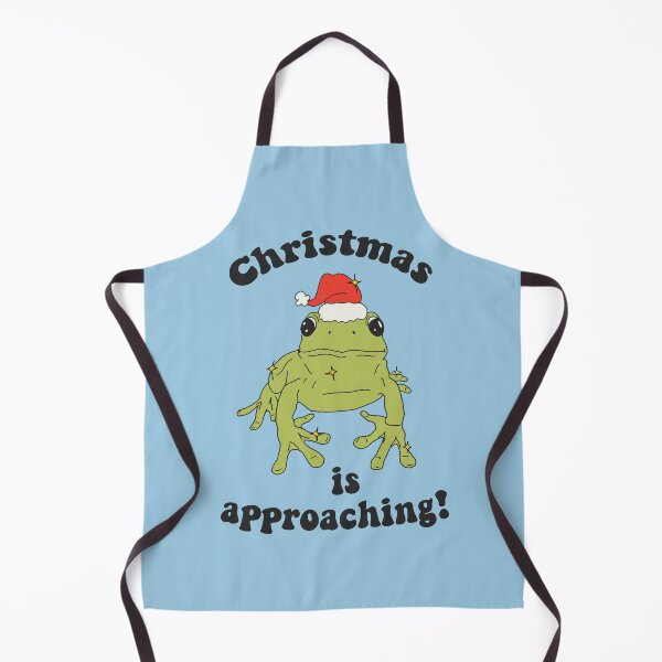 Item preview, Christmas Frog in Christmas Hat ♥ Christmas Is Approaching ♥ designed and sold by tartagain.