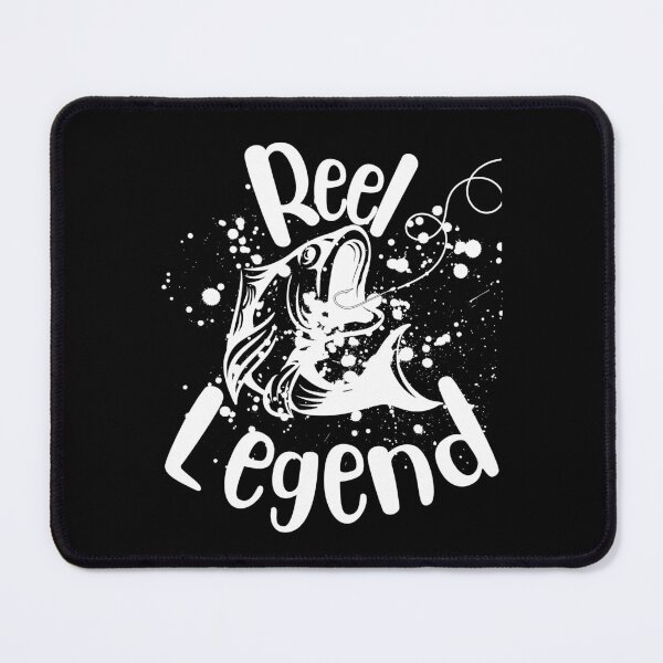 Item preview, reel legend, comic fishing pun, fishing hobby, hunting and fishing, fisherman, fisherwoman, designed and sold by allycat57.