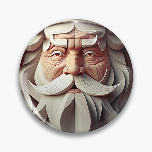 Item preview, Santa Claus - Paper Art designed and sold by KLOIK.