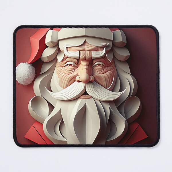 Item preview, Santa Claus - Paper Art designed and sold by KLOIK.