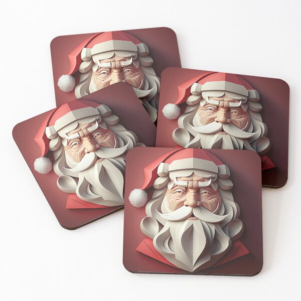 Item preview, Santa Claus - Paper Art designed and sold by KLOIK.