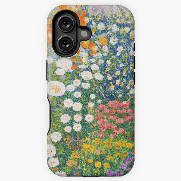 Aperçu de l'œuvre Jardin fleuri Gustav Klimt créée et vendue par maniacfitness.