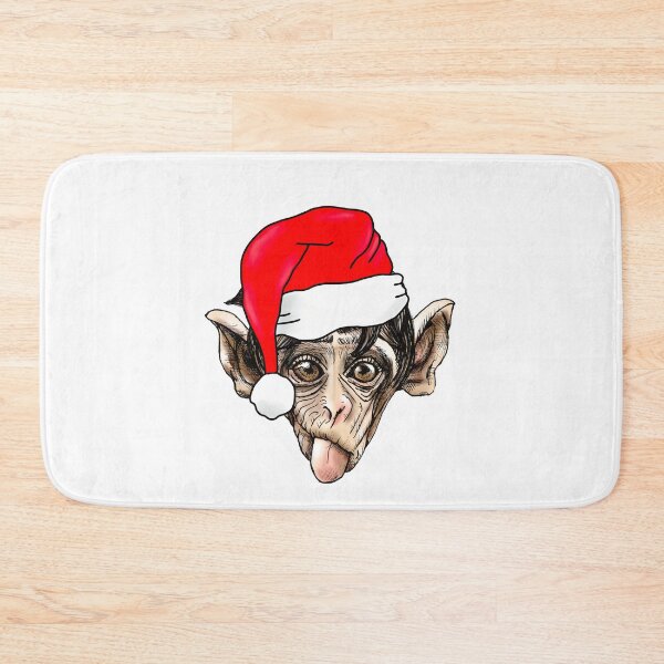 Item preview, Funny Christmas Monkey  designed and sold by Krissys-Art.