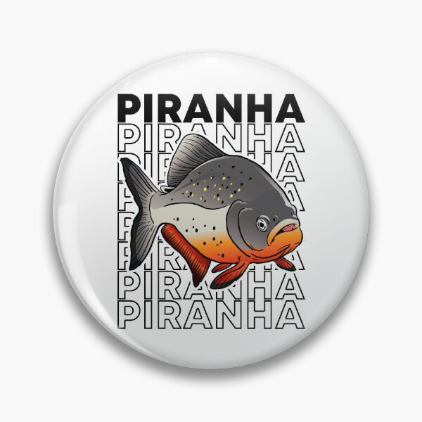Item preview, Red Belly Piranha Fish 80's Monster Fish designed and sold by JRRTs.
