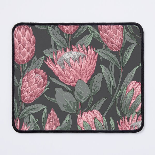Item preview, Exotic flower Protea pink pattern. Botanical illustration  designed and sold by IrinaVaneeva.