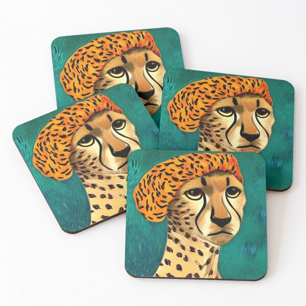 Item preview, Portrait of a Cheetah - Vincent designed and sold by meggydesigns.