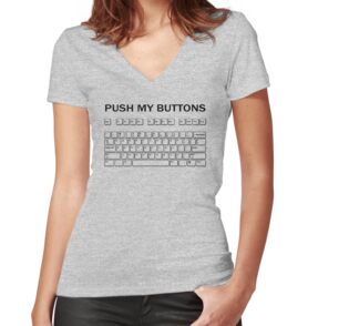 Women's Fitted V-Neck T-Shirt