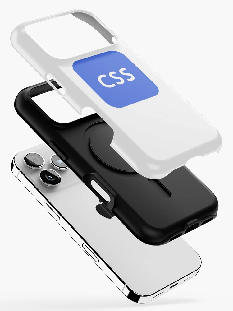 Thumbnail 2 of 4, iPhone Case, web programming css sticker designed and sold by developerfriday.