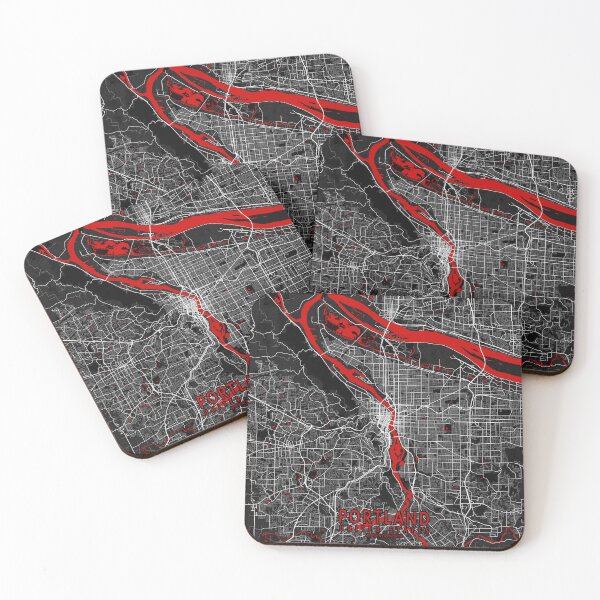 Item preview, Portland City Map of Oregon, USA - Oriental designed and sold by deMAP.