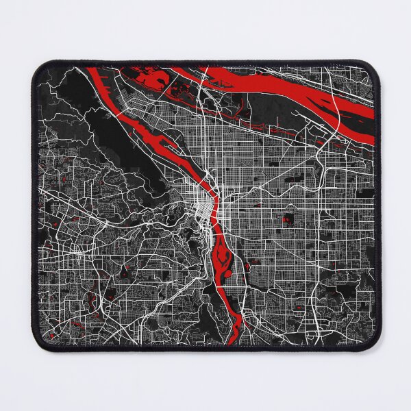 Item preview, Portland City Map of Oregon, USA - Oriental designed and sold by deMAP.