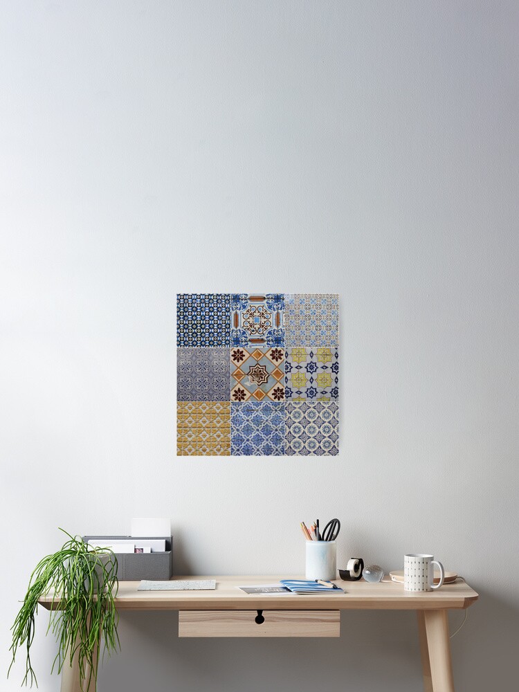 Thumbnail 2 of 3, Poster, Porto Tiles designed and sold by TalBright.