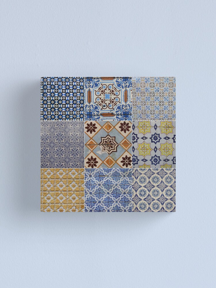 Alternate view of Porto Tiles Canvas Print