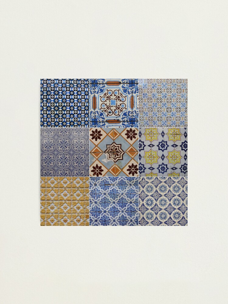 Thumbnail 1 of 3, Photographic Print, Porto Tiles designed and sold by TalBright.