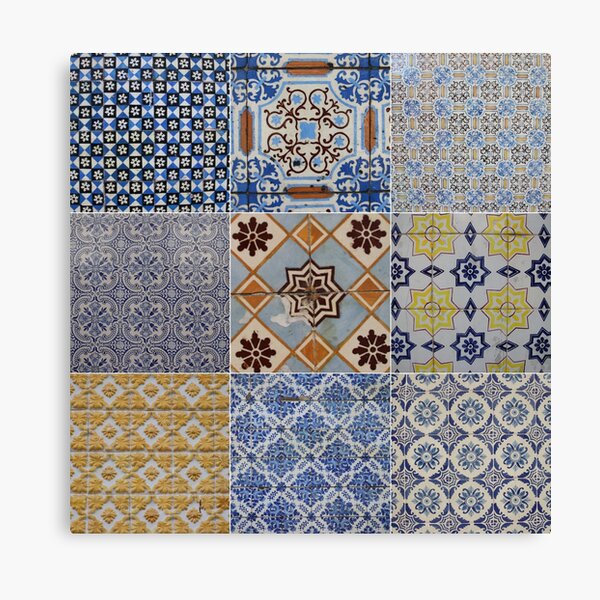 Porto Tiles Canvas Print