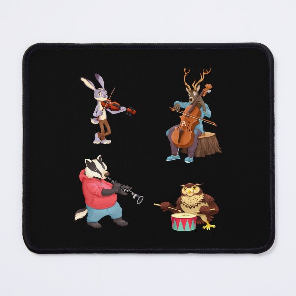 Item preview, Stickers Pack Animal Playing Music Rabbit Deer Violin Cello Owl Drum Flute Badger Tank Top designed and sold by rukoroupikq.