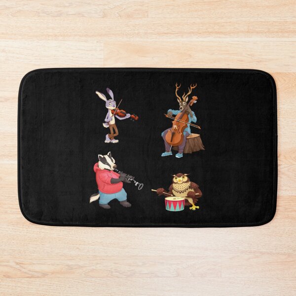 Item preview, Stickers Pack Animal Playing Music Rabbit Deer Violin Cello Owl Drum Flute Badger Tank Top designed and sold by rukoroupikq.