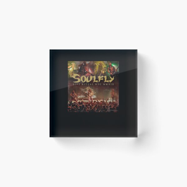 Item preview, Soulfly Live Ritual Nyc Mmxix Album Cover designed and sold by dinushtitt.