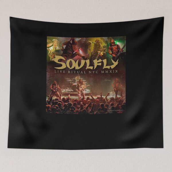 Item preview, Soulfly Live Ritual Nyc Mmxix Album Cover designed and sold by dinushtitt.