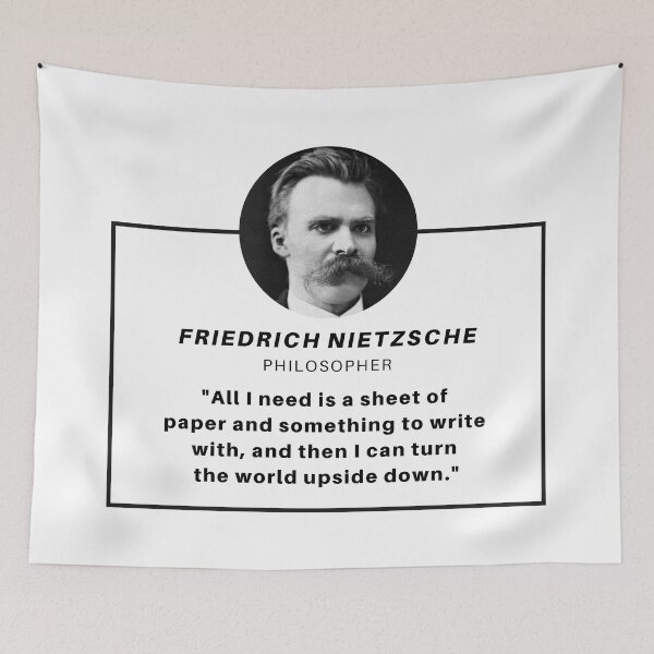 Artikelvorschau, Friedrich Nietzsche-Zitat entworfen und verkauft von The-Quote-House.