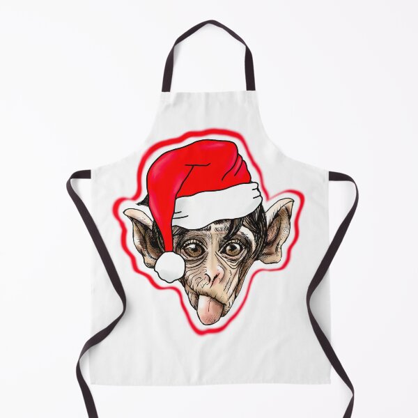 Item preview, Funny Christmas Monkey  designed and sold by Krissys-Art.