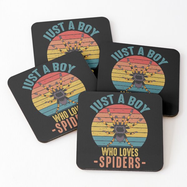 Item preview, Just A Boy Who Loves Spiders Retro Pet designed and sold by JRRTs.