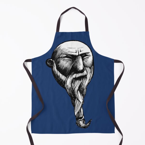 Item preview, Old Wiseman Bearded Monk Drawing designed and sold by LarksDrawings.