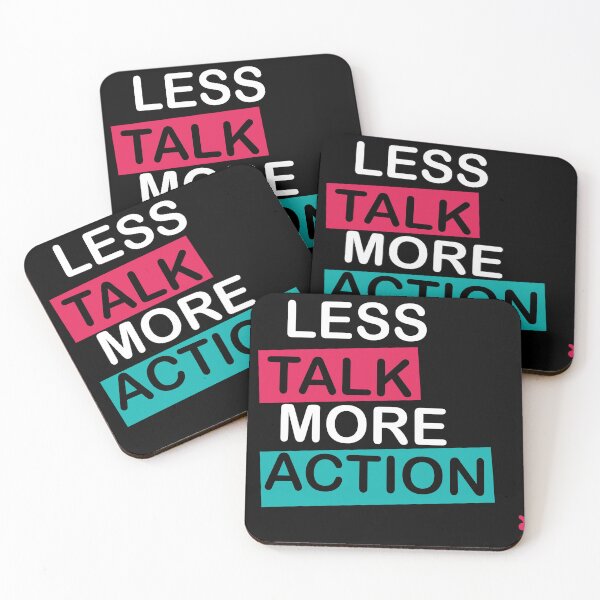 Item preview, Less Talk More Action designed and sold by SesatyaStore.