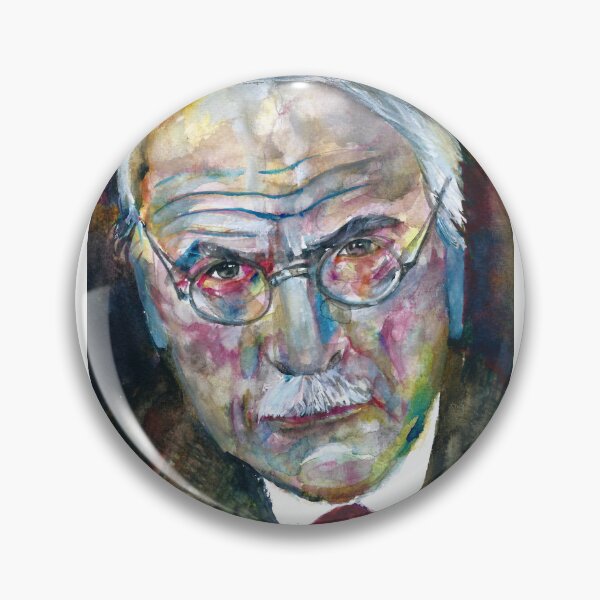 Item preview, CARL JUNG - retrato de acuarela .7 designed and sold by lautir.