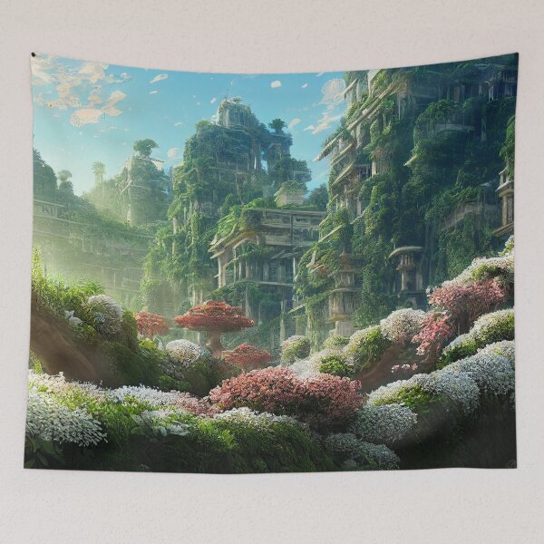 Item preview, Hanging Gardens of Babylon designed and sold by OccultDreams.
