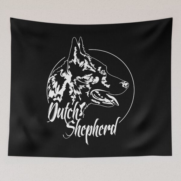 Item preview, Dutch Shepherd Dog Portrait designed and sold by dogarts.