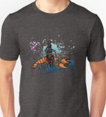 Camiseta unisex Caballero en una langosta