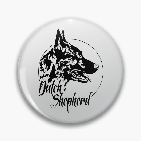 Item preview, Dutch Shepherd Dog Portrait designed and sold by dogarts.