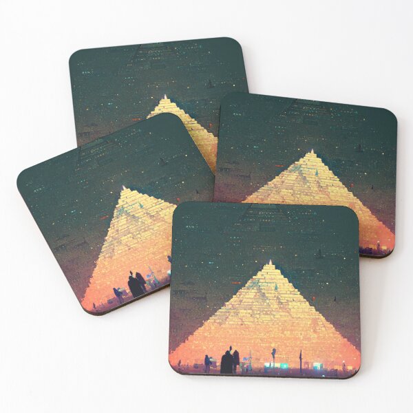 Item preview, Cyberpunk Great Pyramid of Giza designed and sold by SteamedSashimi.